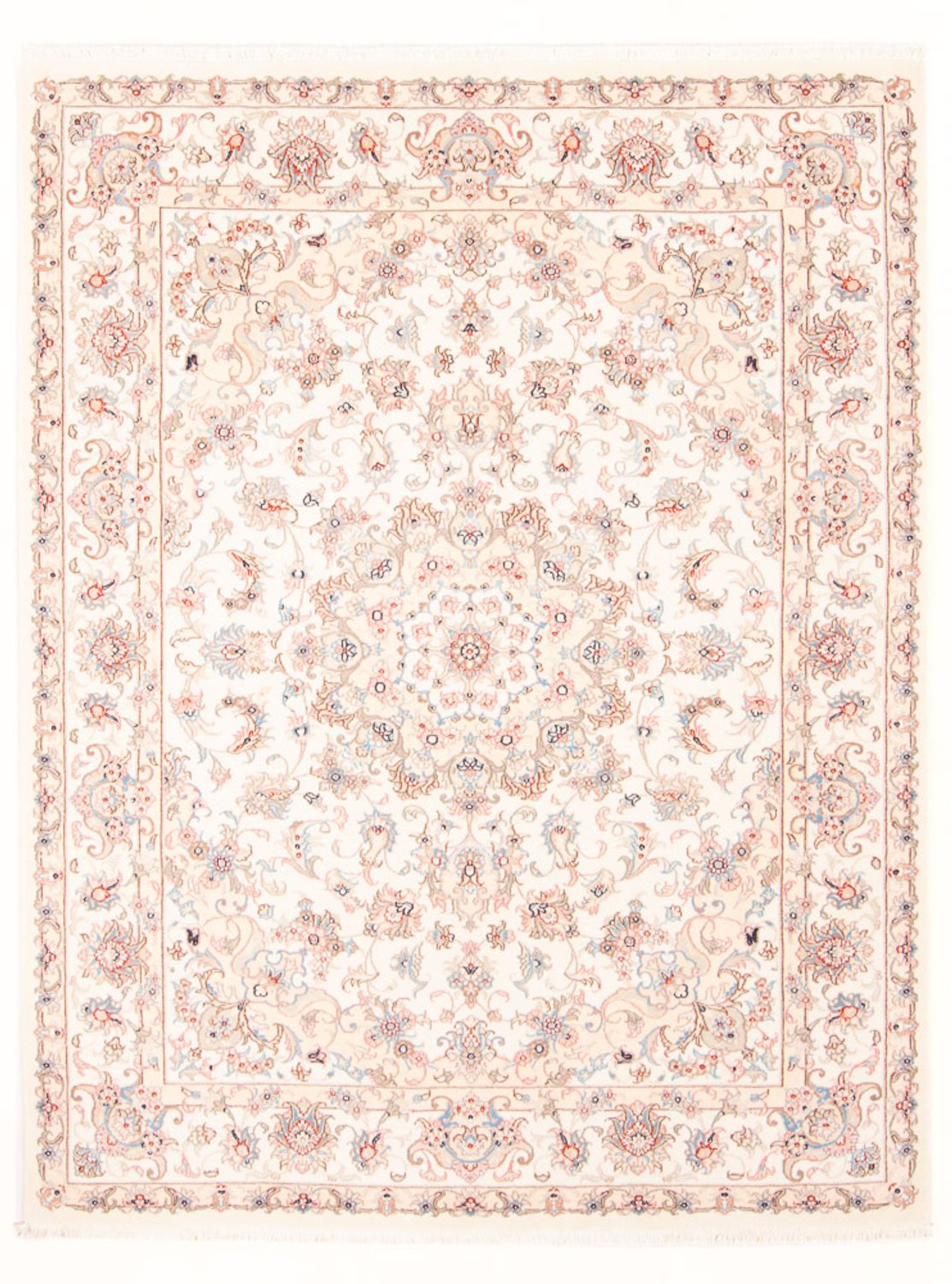 Perserteppich - Täbriz - Royal - 201 x 150 cm - creme
