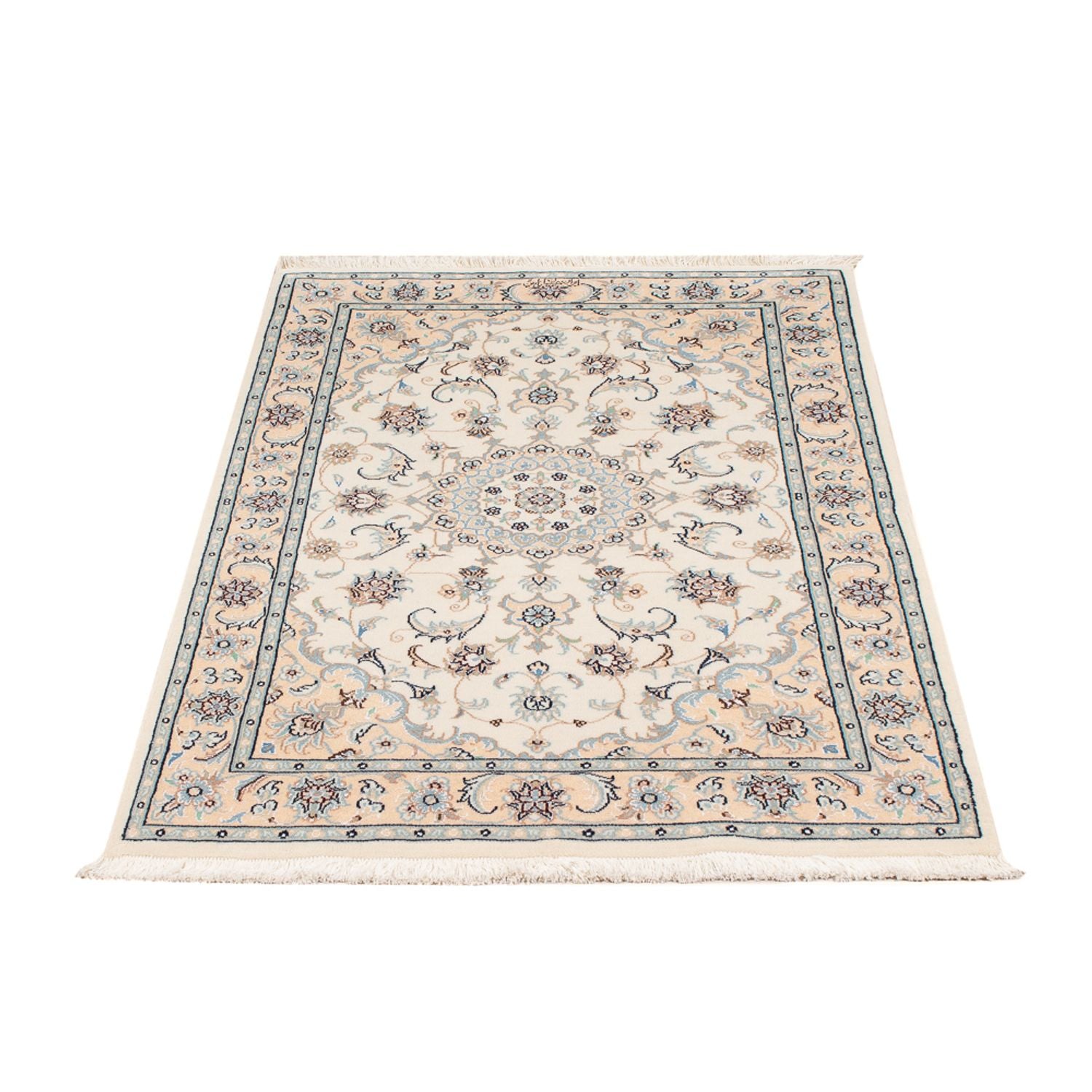Perserteppich - Nain - Premium - 120 x 78 cm - creme