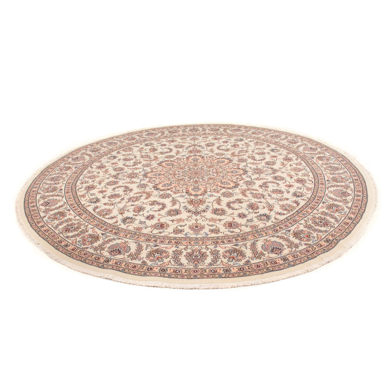 Perserteppich - Täbriz - Royal rund  - 250 x 250 cm - creme