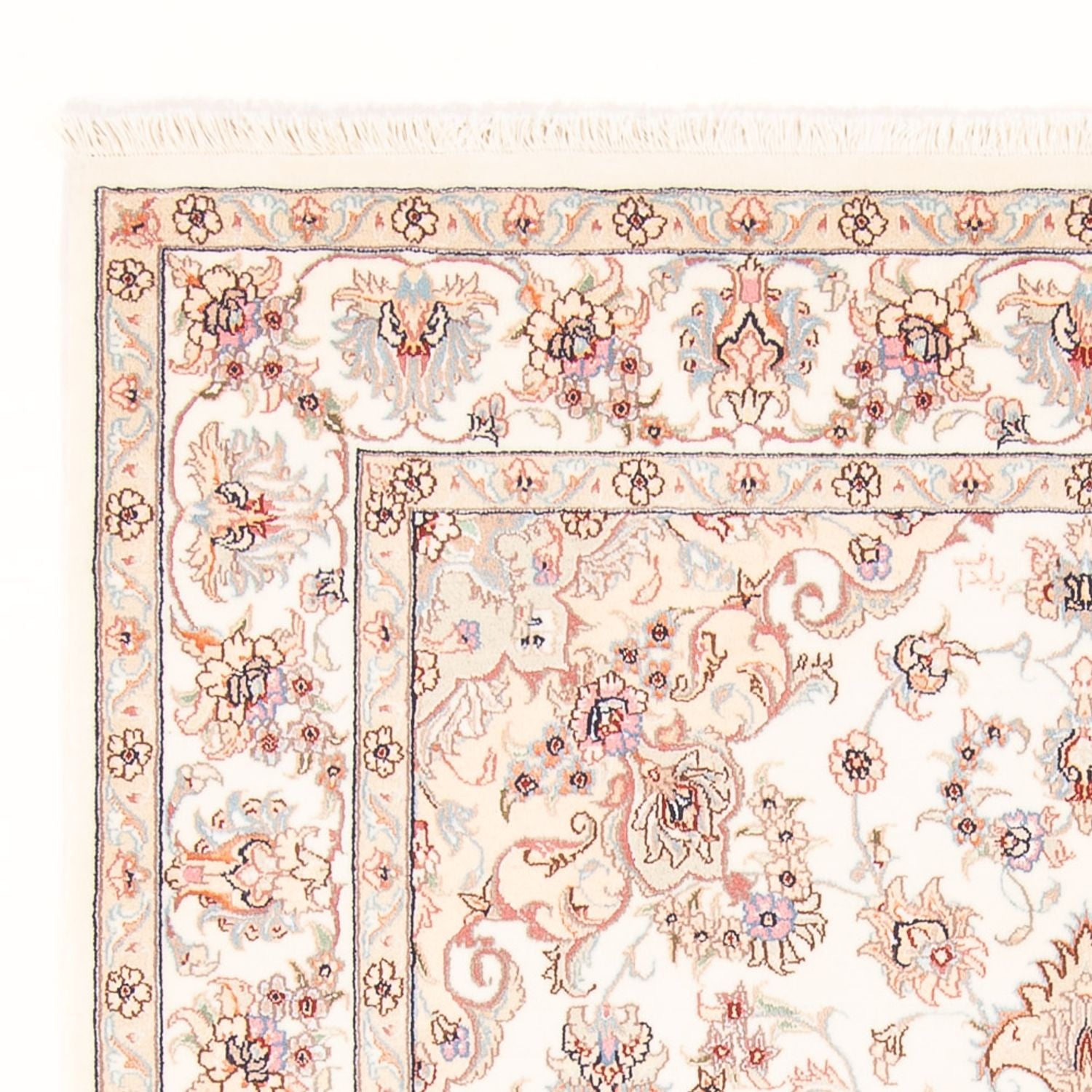 Perserteppich - Täbriz - Royal - 204 x 147 cm - creme