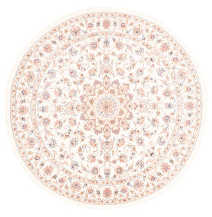 Perserteppich - Täbriz rund  - 151 x 146 cm - creme
