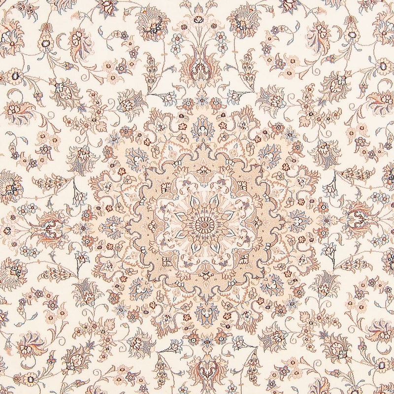 Perserteppich - Täbriz - Royal rund  - 250 x 250 cm - creme