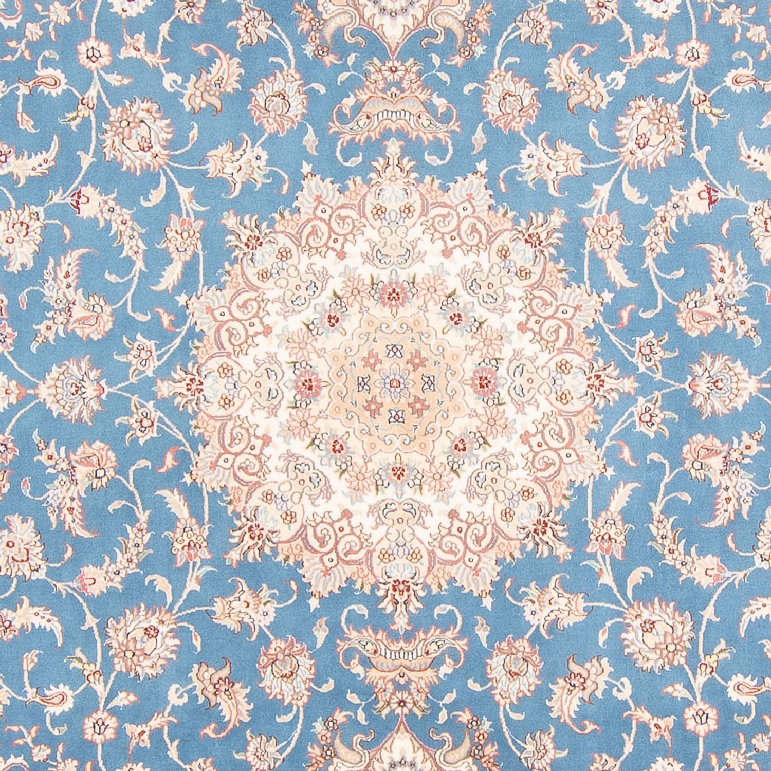 Perserteppich - Täbriz - Royal - 300 x 200 cm - hellblau