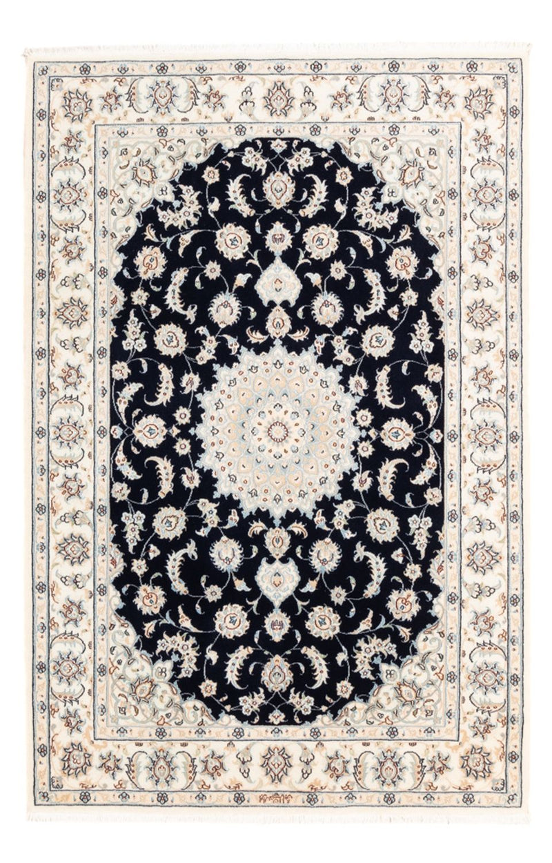 Perserteppich - Nain - Premium - 176 x 119 cm - dunkelblau