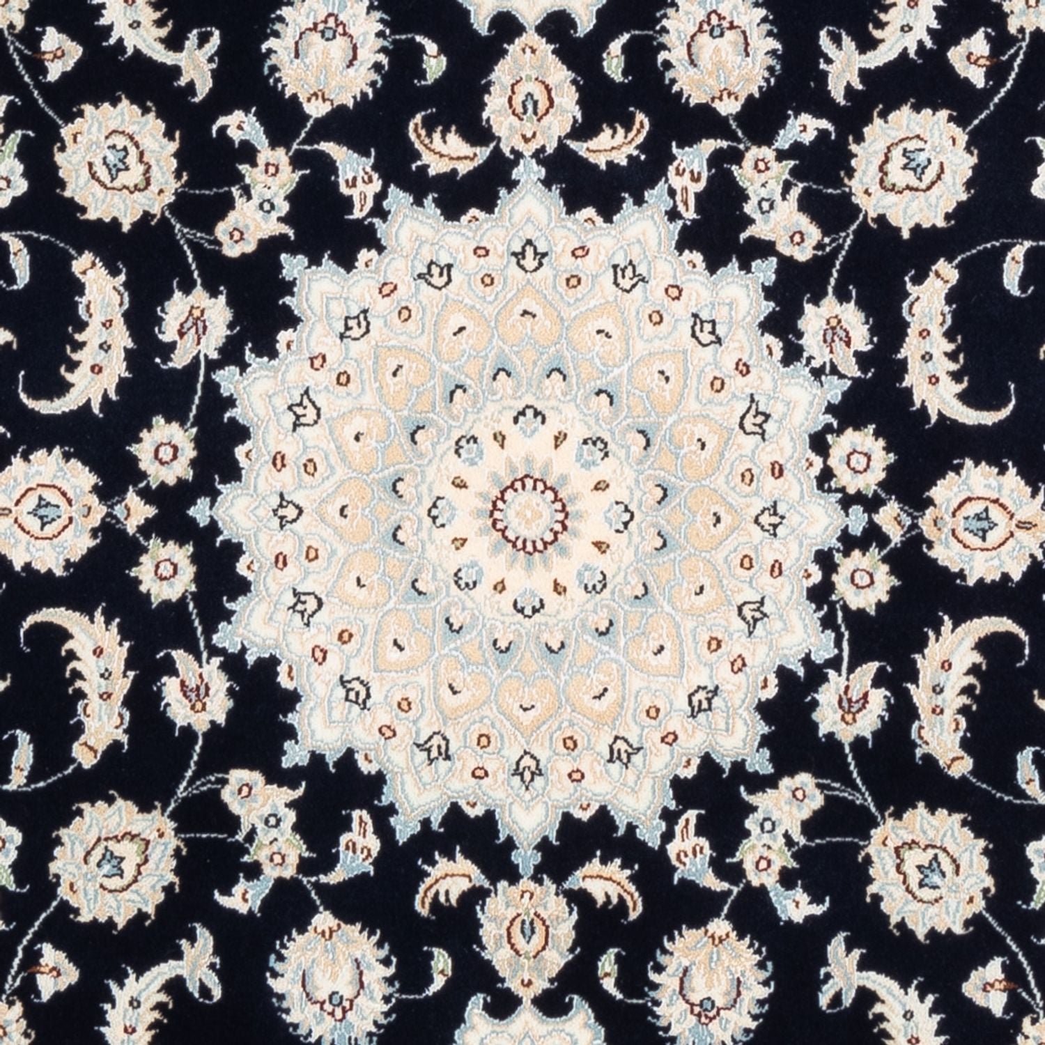 Perserteppich - Nain - Premium - 176 x 119 cm - dunkelblau