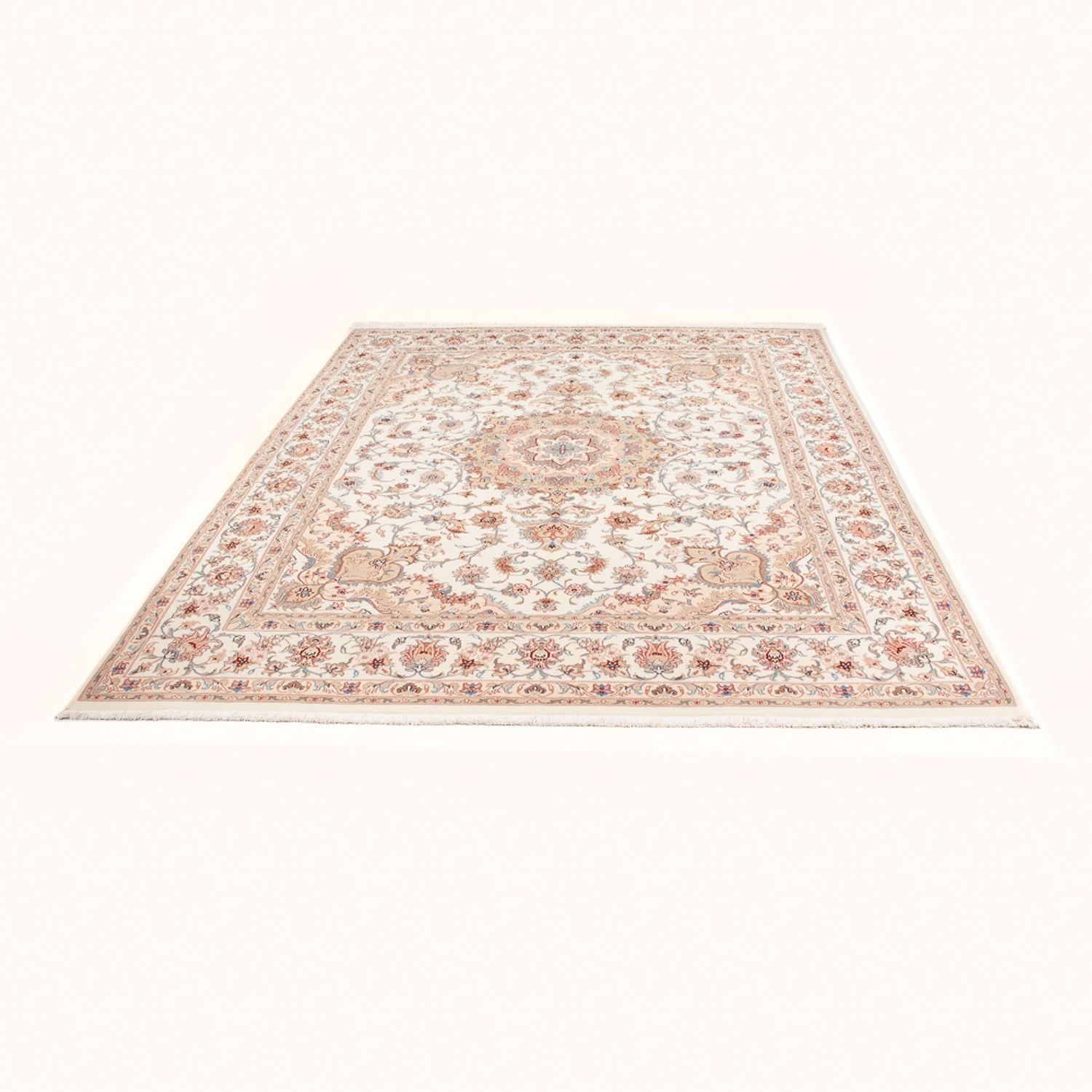 Perserteppich - Täbriz - Royal - 252 x 200 cm - creme