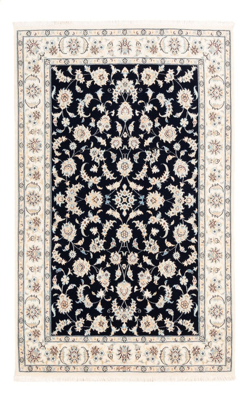 Perserteppich - Nain - Premium - 182 x 120 cm - dunkelblau