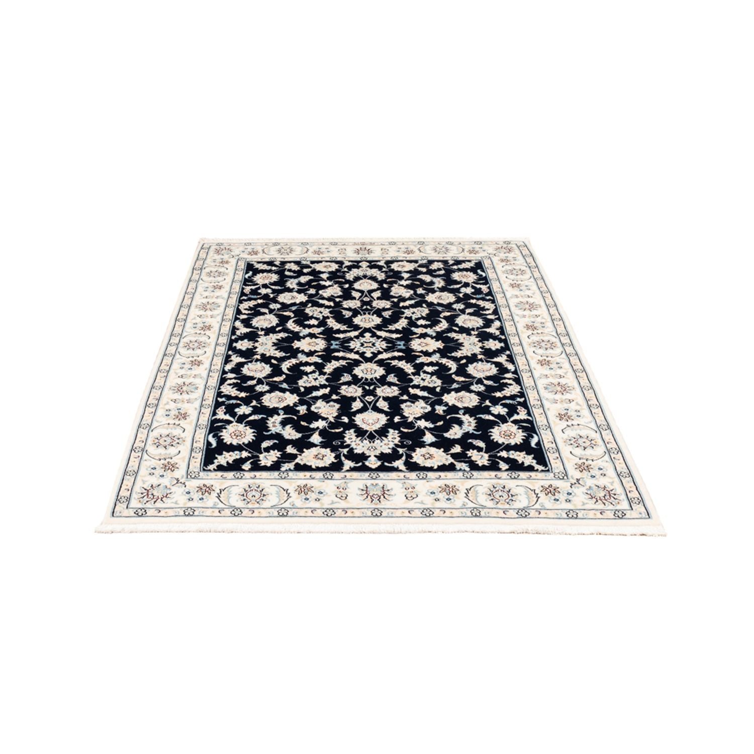 Perserteppich - Nain - Premium - 182 x 120 cm - dunkelblau