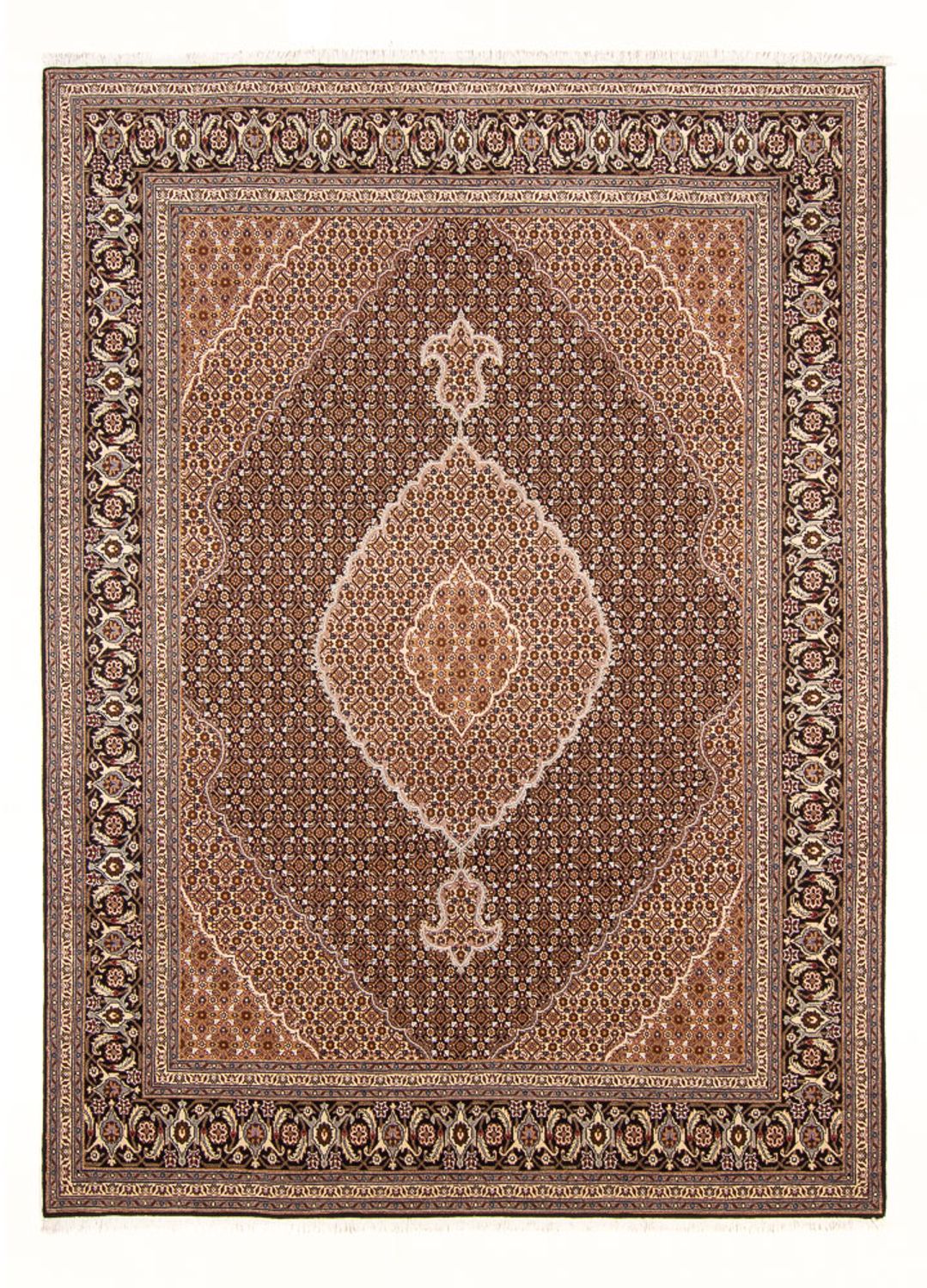Perserteppich - Täbriz - Royal - 294 x 204 cm - dunkelblau