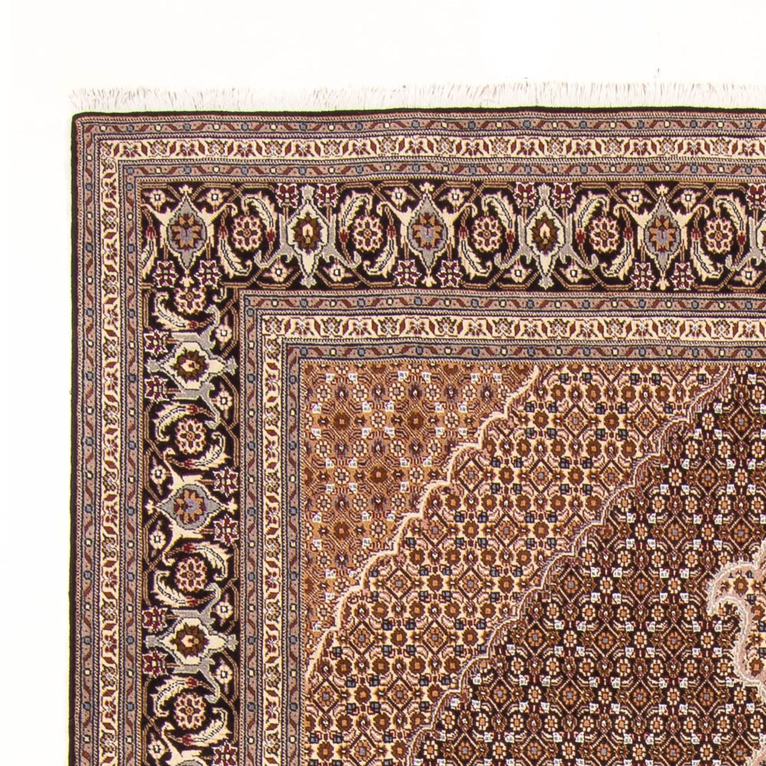 Perserteppich - Täbriz - Royal - 294 x 204 cm - dunkelblau