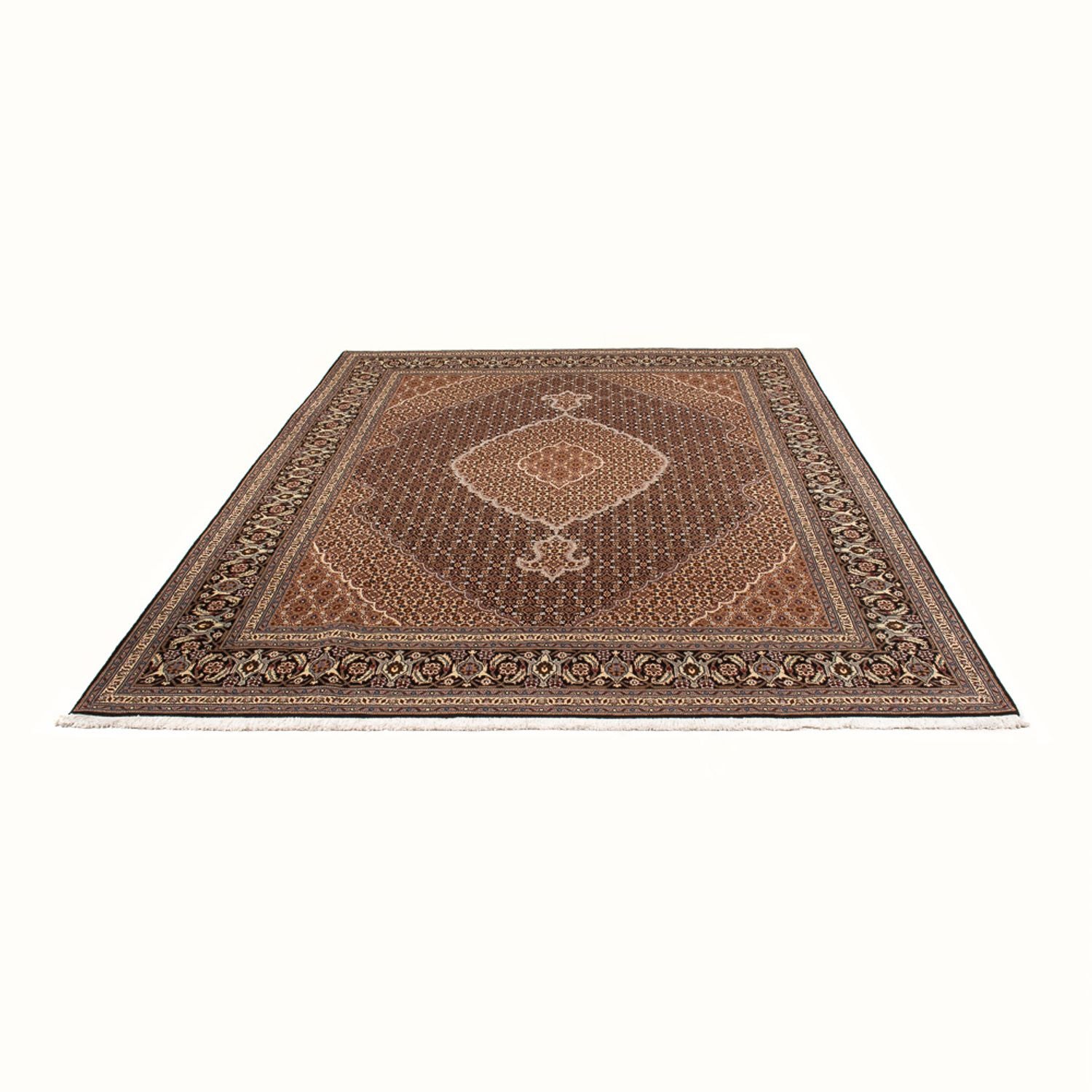 Perserteppich - Täbriz - Royal - 294 x 204 cm - dunkelblau