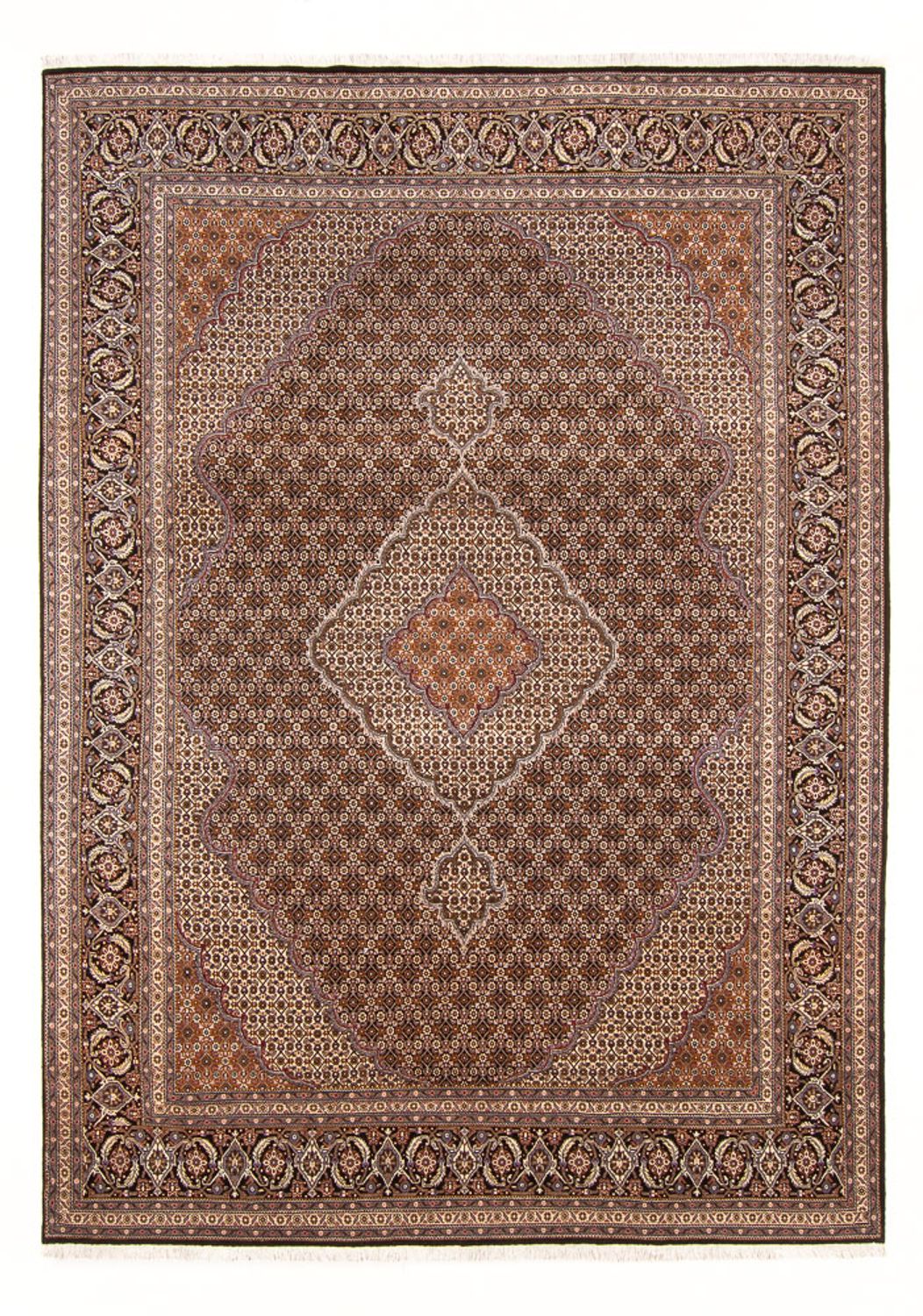 Perserteppich - Täbriz - Royal - 300 x 206 cm - dunkelblau