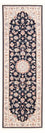 Läufer Perser - Täbriz - Royal - 252 x 81 cm - dunkelblau