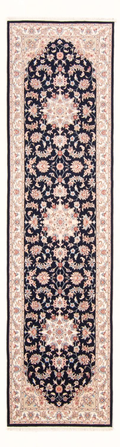 Läufer Perser - Täbriz - Royal - 295 x 81 cm - dunkelblau