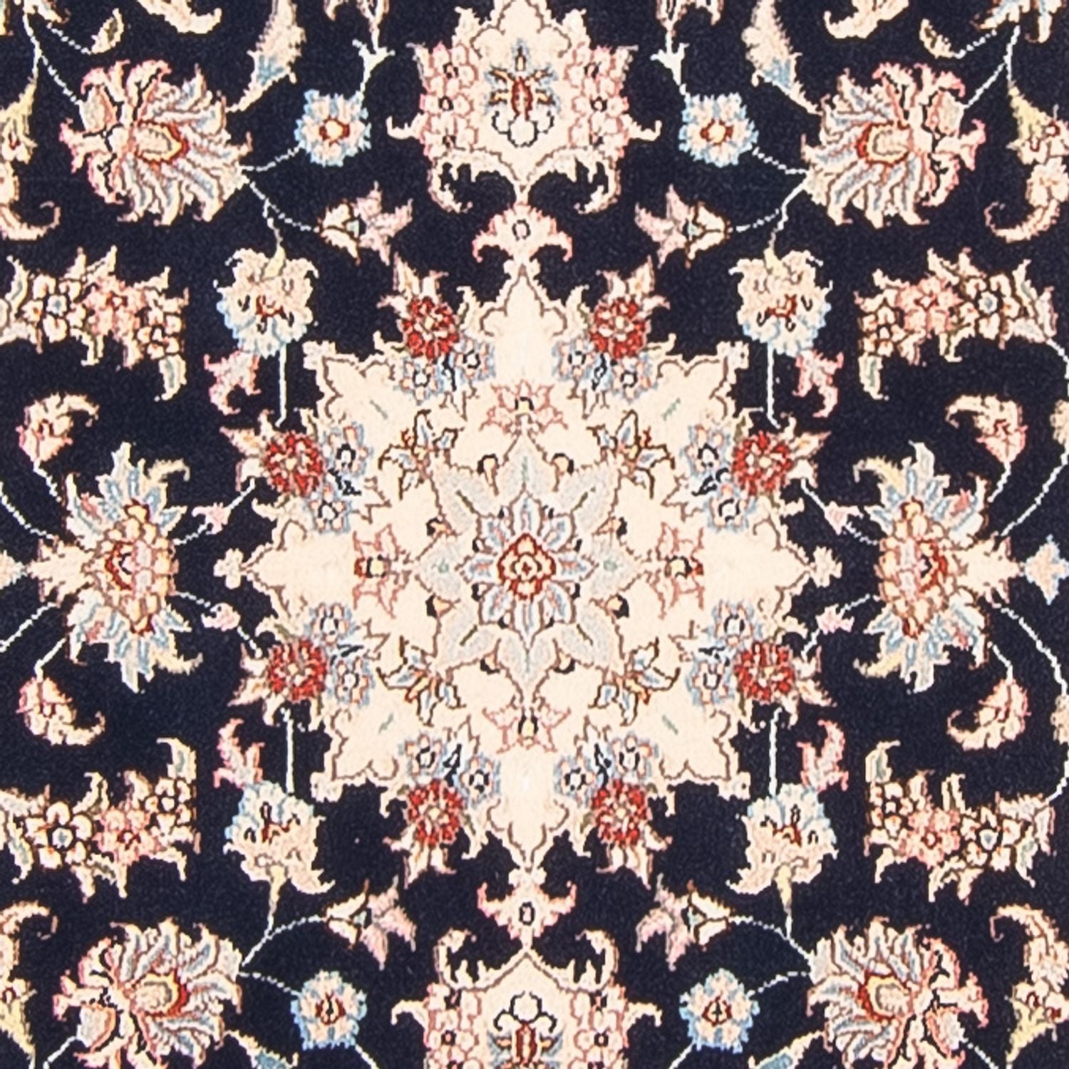 Läufer Perser - Täbriz - Royal - 295 x 81 cm - dunkelblau