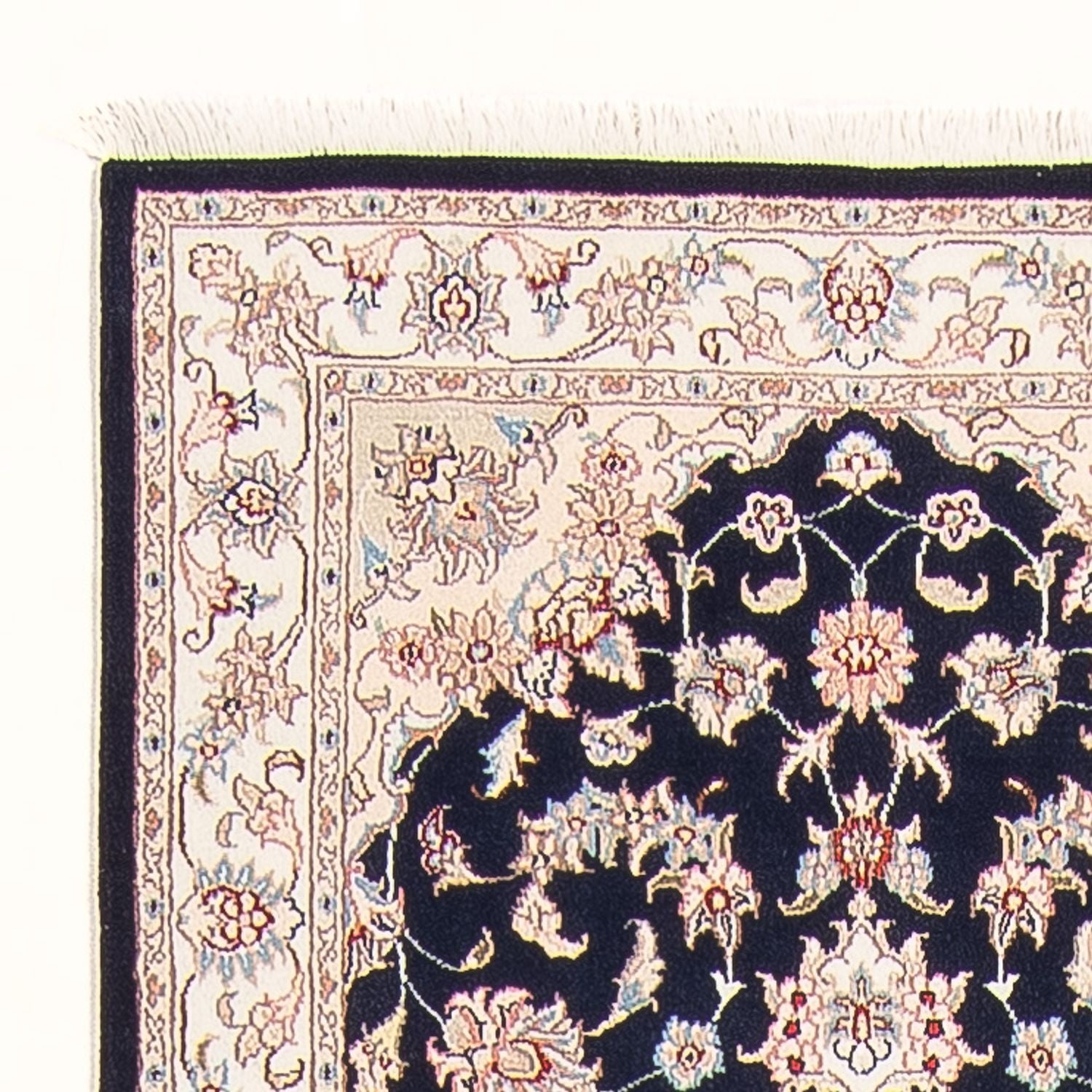 Läufer Perser - Täbriz - Royal - 295 x 81 cm - dunkelblau