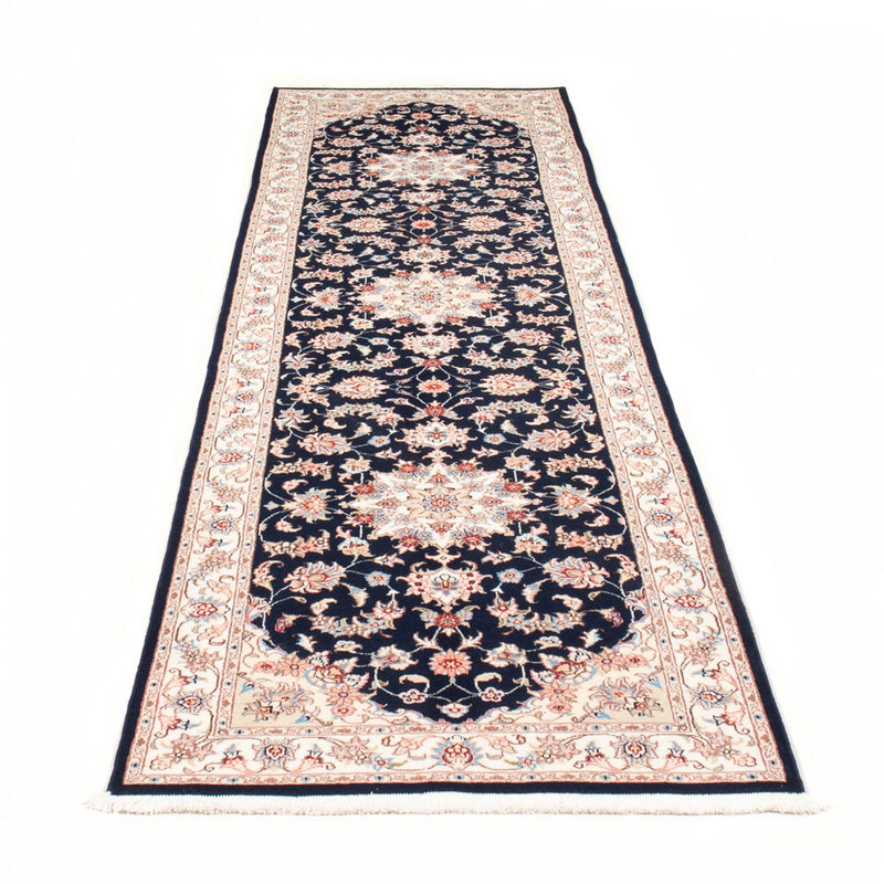 Läufer Perser - Täbriz - Royal - 295 x 81 cm - dunkelblau