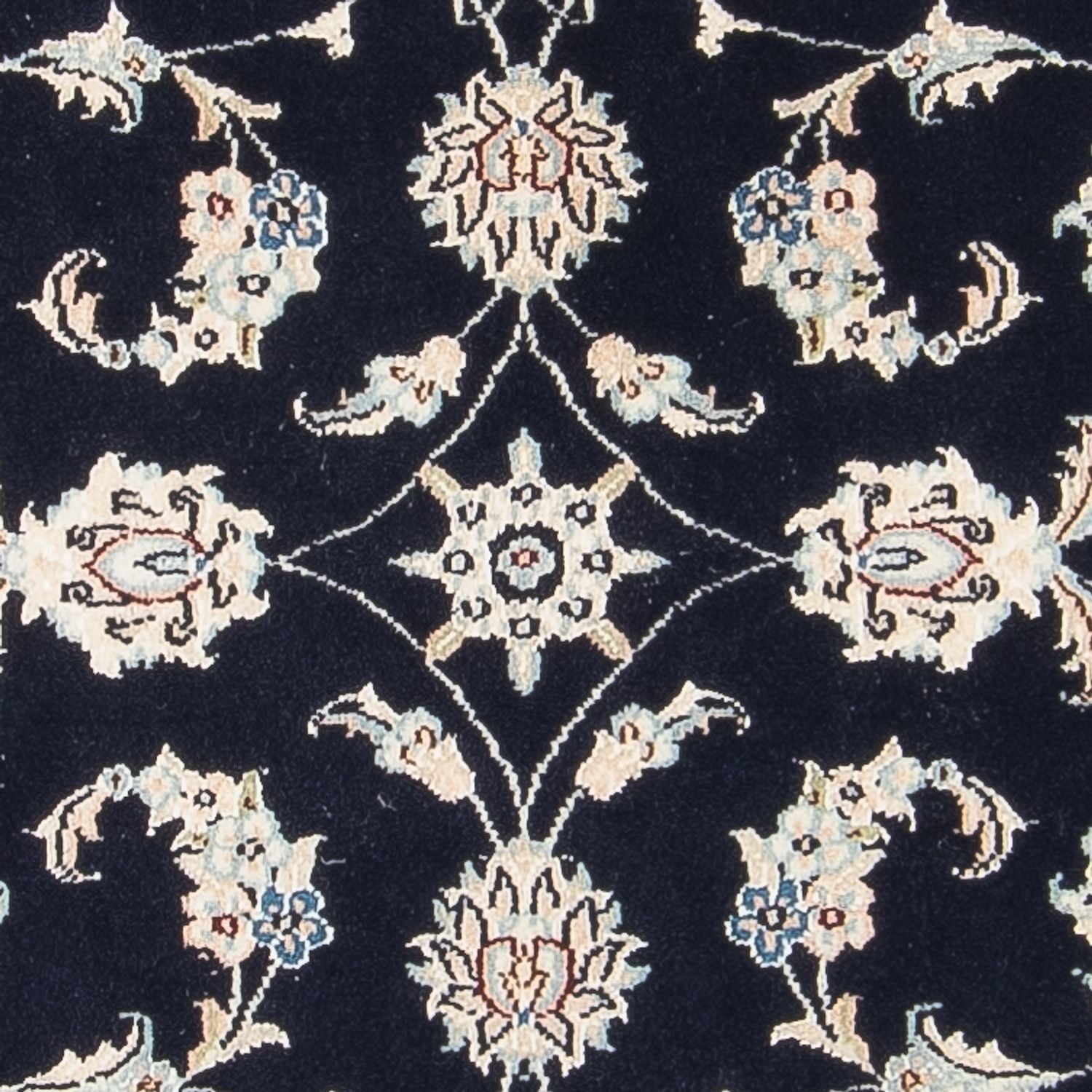 Perserteppich - Nain - Premium - 115 x 80 cm - dunkelblau