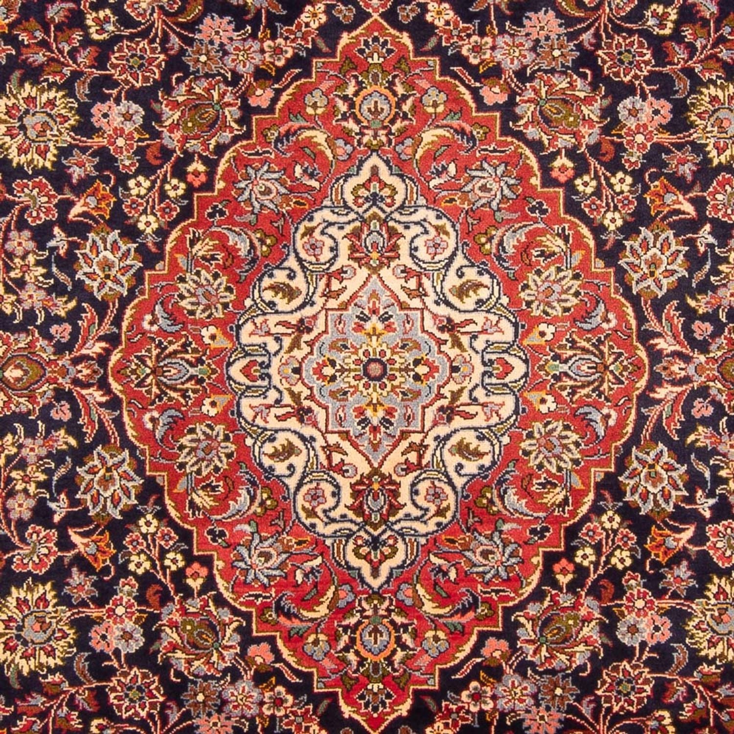 Perserteppich - Keshan - 312 x 201 cm - dunkelblau
