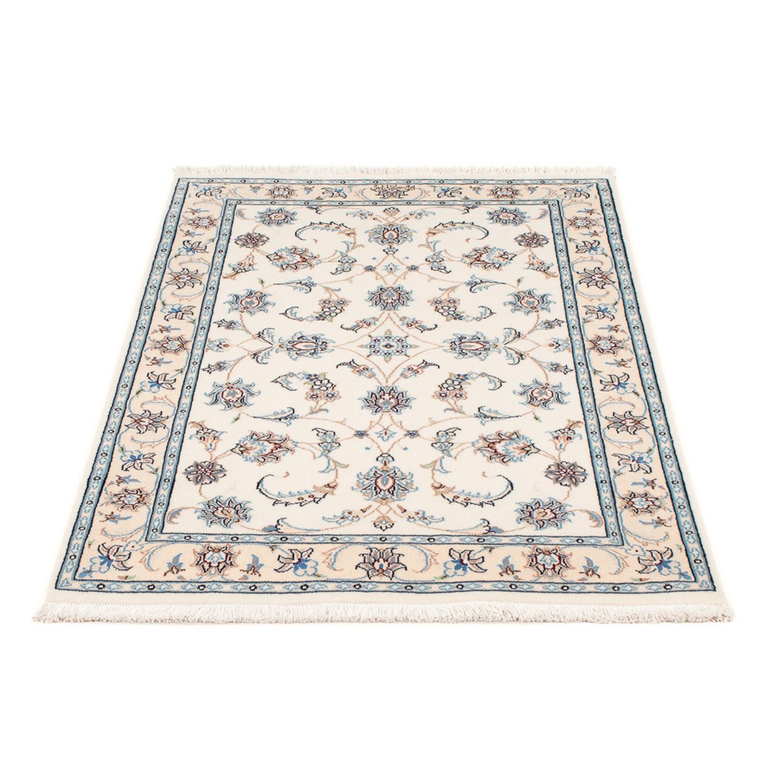Perserteppich - Nain - Premium - 122 x 81 cm - creme