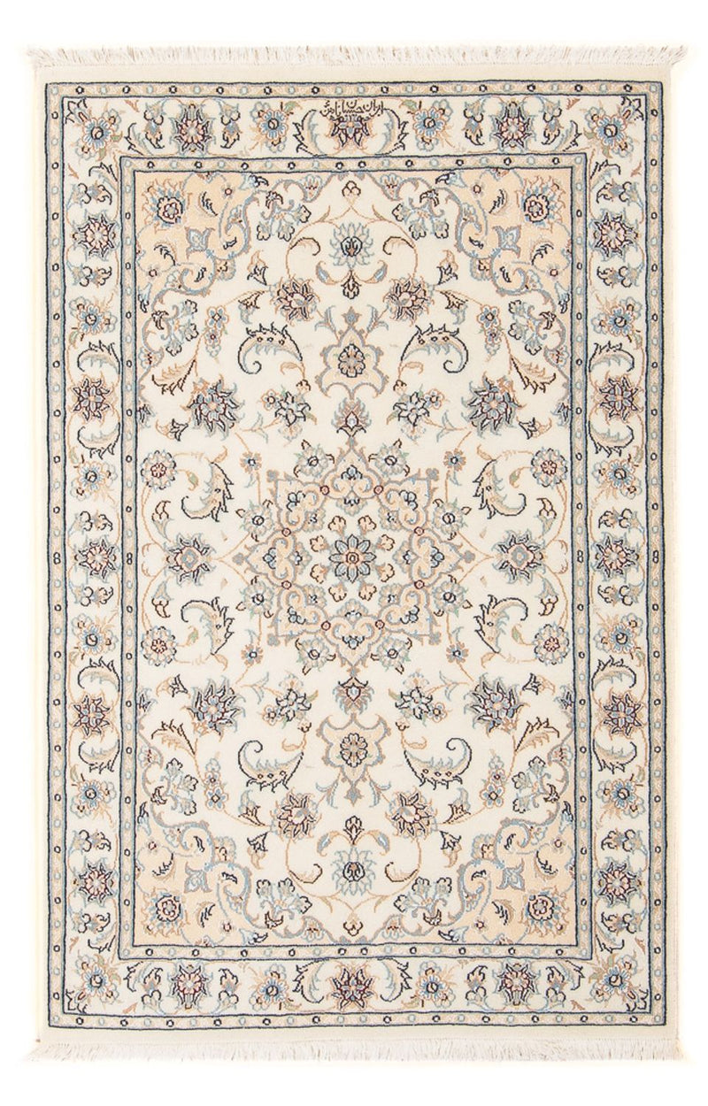 Perserteppich - Nain - Premium - 124 x 81 cm - creme