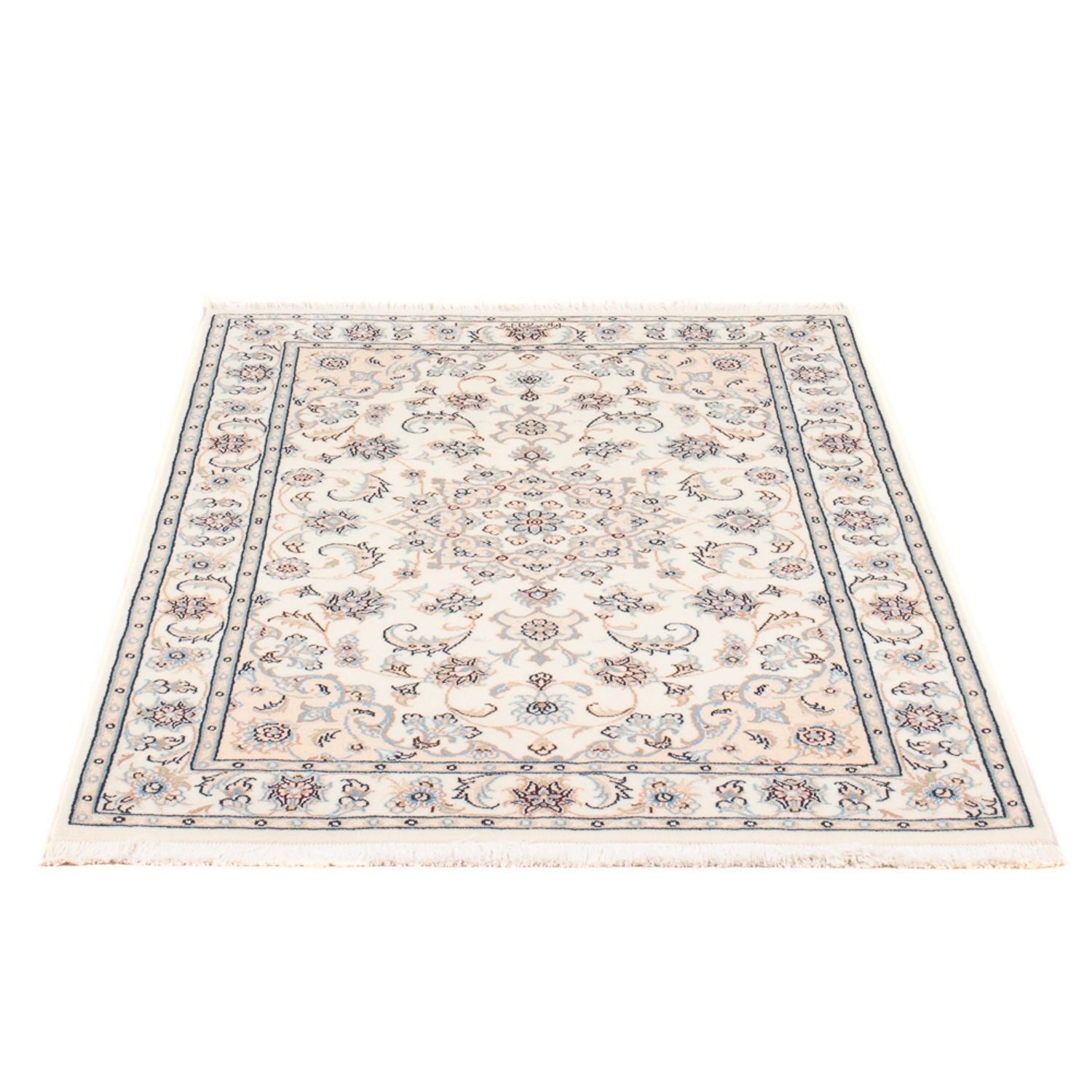 Perserteppich - Nain - Premium - 124 x 81 cm - creme