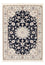 Perserteppich - Nain - Premium - 120 x 81 cm - dunkelblau