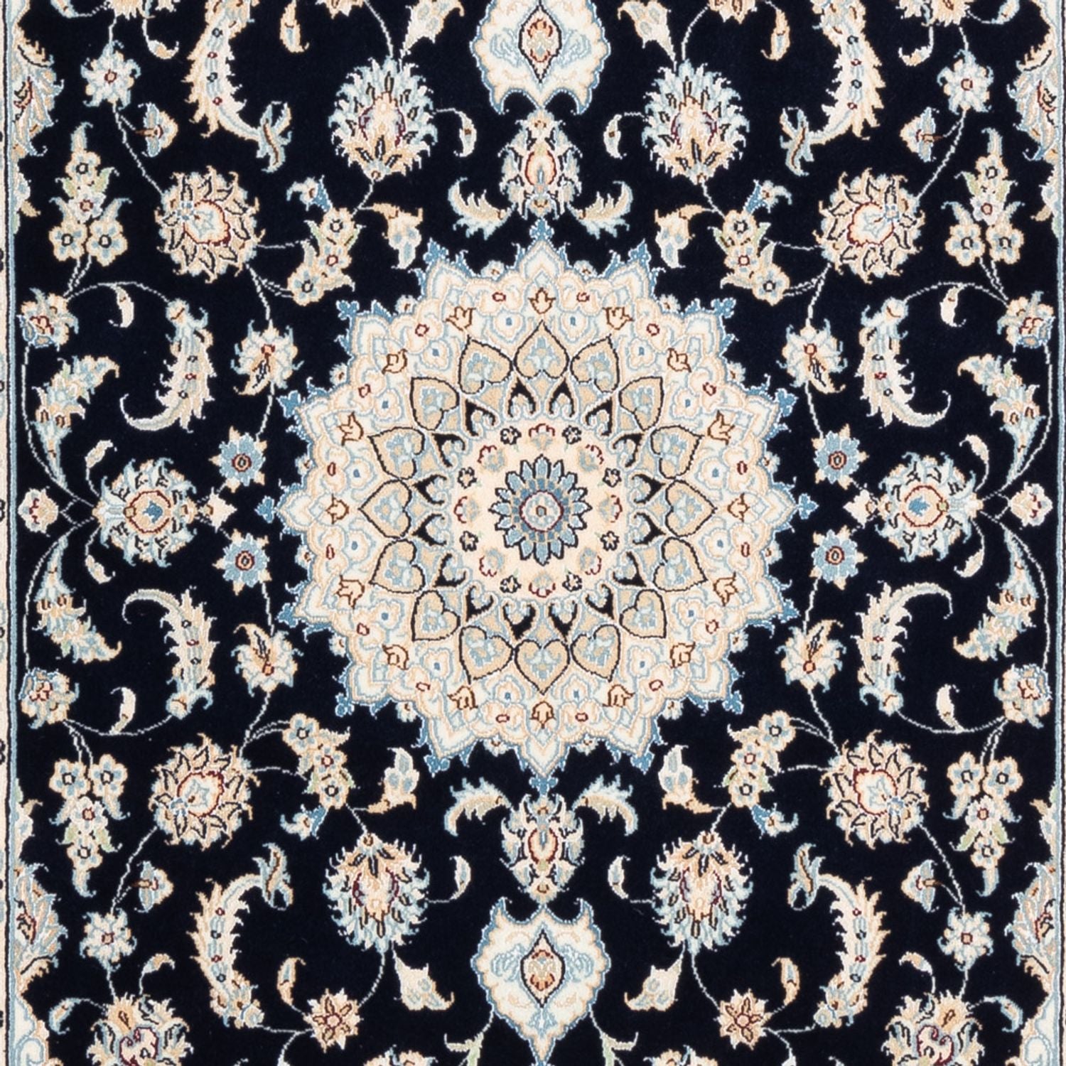 Perserteppich - Nain - Premium - 180 x 118 cm - dunkelblau
