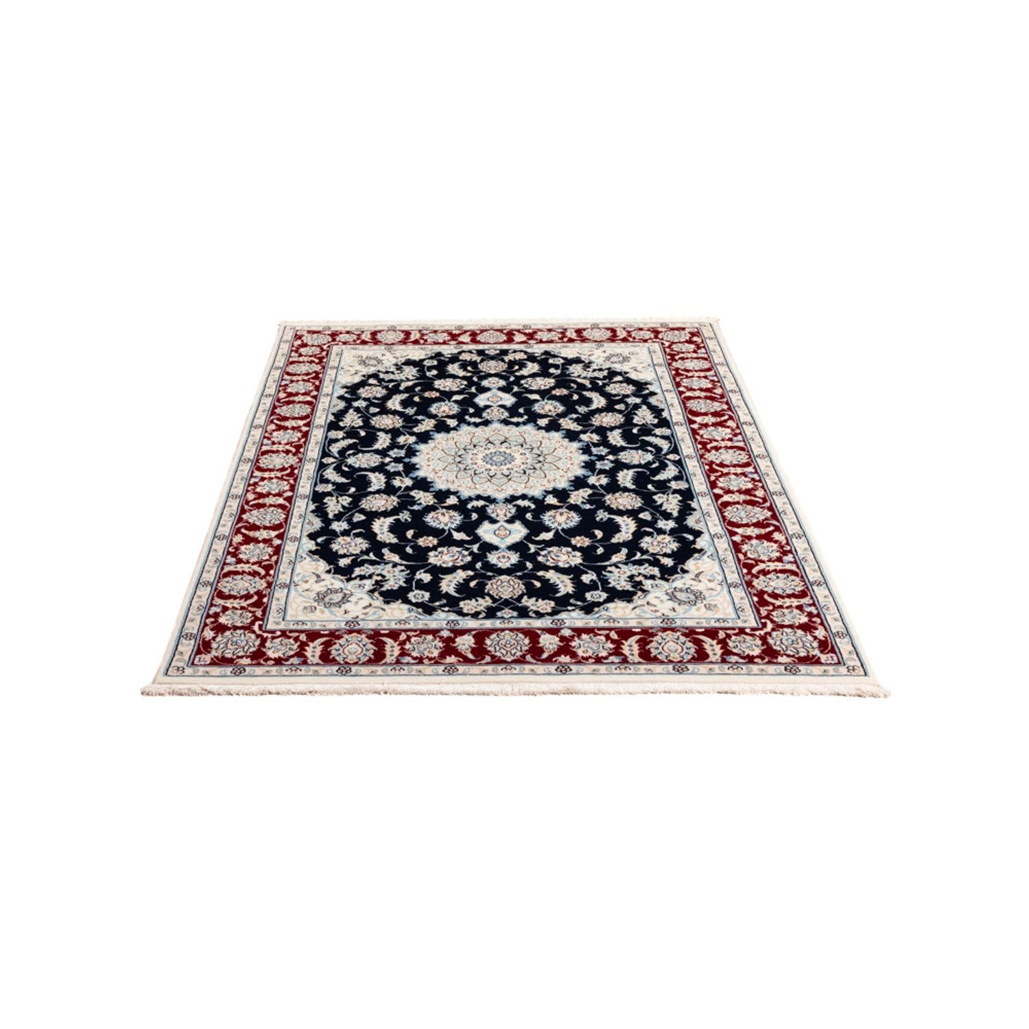 Perserteppich - Nain - Premium - 180 x 118 cm - dunkelblau