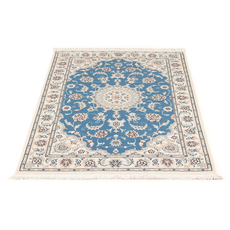 Perserteppich - Nain - Premium - 116 x 81 cm - hellblau