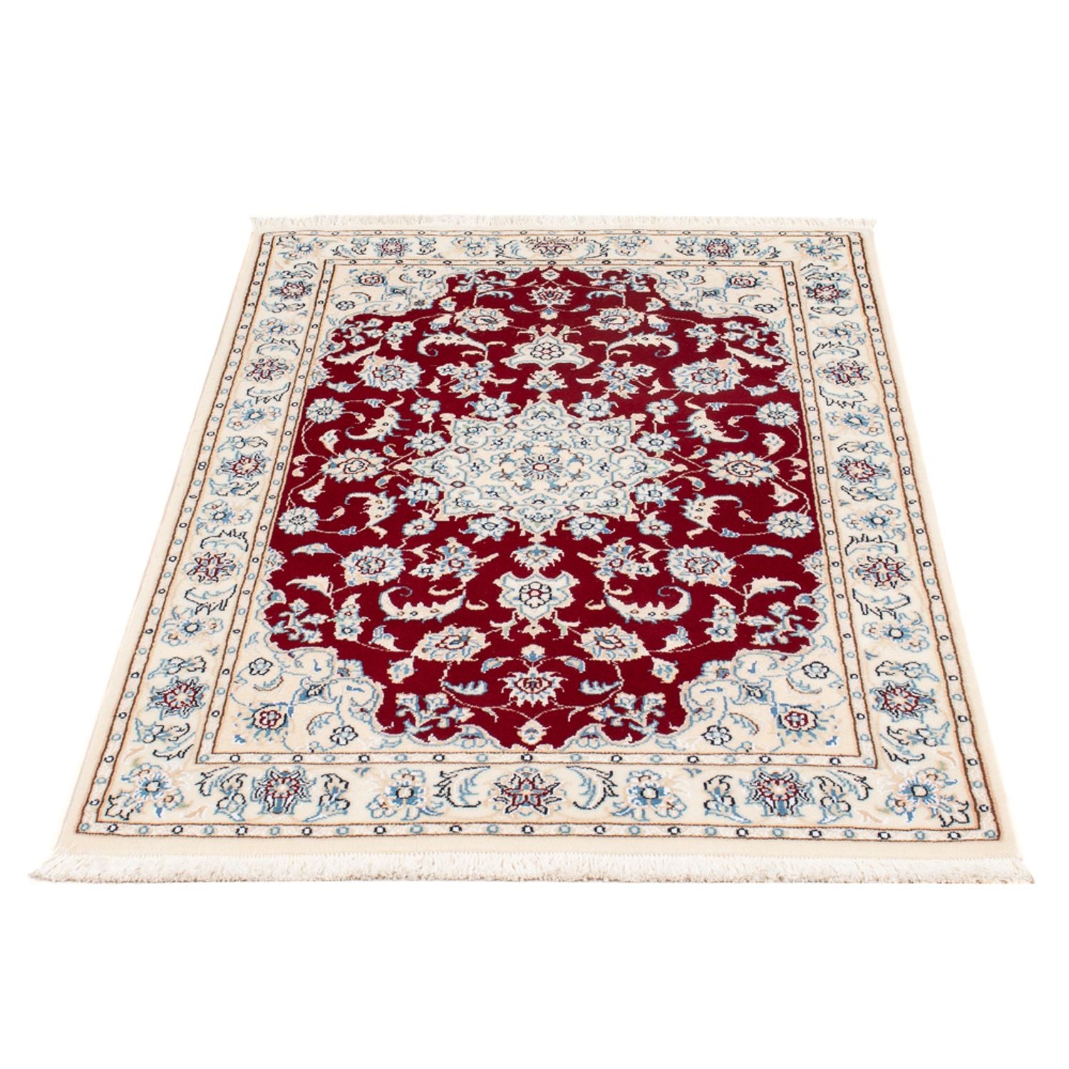Perserteppich - Nain - Premium - 125 x 78 cm - rot