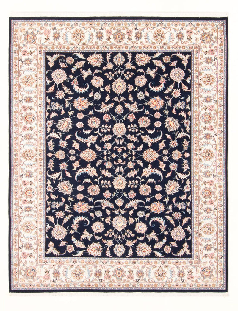 Perserteppich - Täbriz - Royal - 196 x 150 cm - dunkelblau