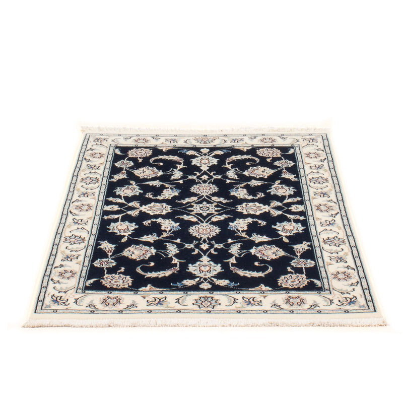 Perserteppich - Nain - Premium - 116 x 80 cm - dunkelblau