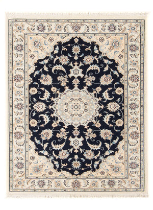 Perserteppich - Nain - Premium - 120 x 80 cm - dunkelblau