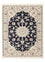 Perserteppich - Nain - Premium - 120 x 80 cm - dunkelblau