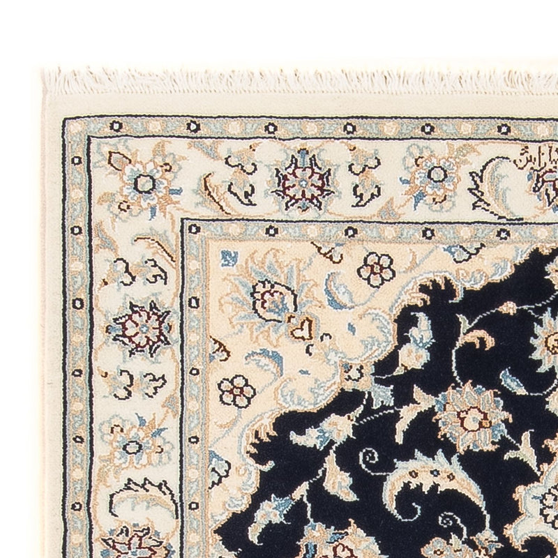 Perserteppich - Nain - Premium - 120 x 80 cm - dunkelblau