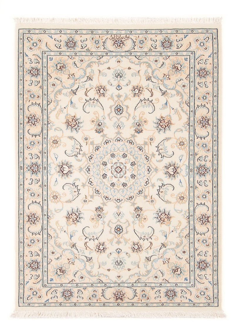 Perserteppich - Nain - Premium - 118 x 82 cm - creme
