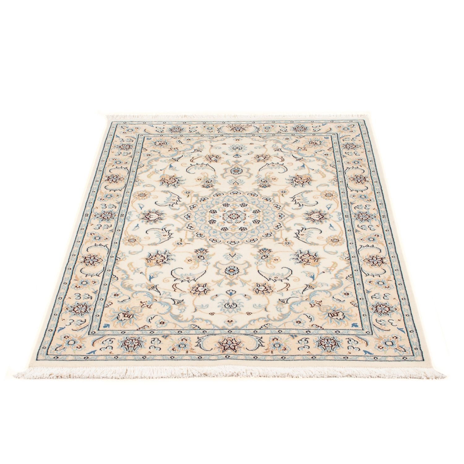 Perserteppich - Nain - Premium - 118 x 82 cm - creme