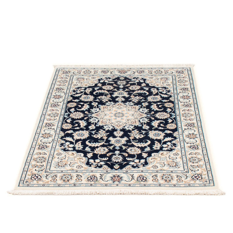 Perserteppich - Nain - Premium - 117 x 78 cm - dunkelblau