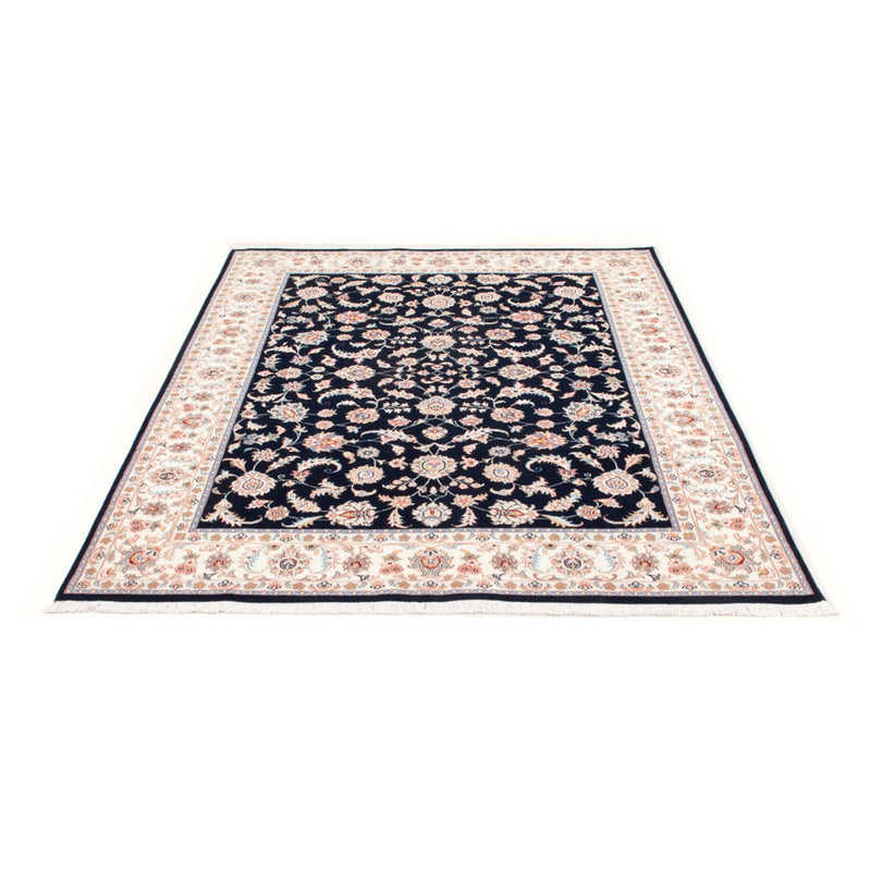 Perserteppich - Täbriz - Royal - 201 x 149 cm - dunkelblau