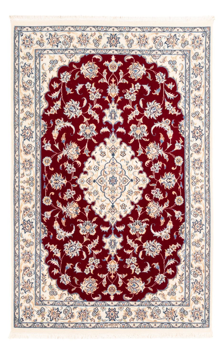 Perserteppich - Nain - Premium - 161 x 107 cm - rot