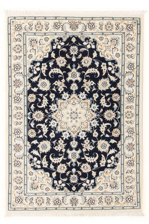 Perserteppich - Nain - Premium - 118 x 80 cm - dunkelblau