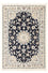 Perserteppich - Nain - Premium - 118 x 80 cm - dunkelblau