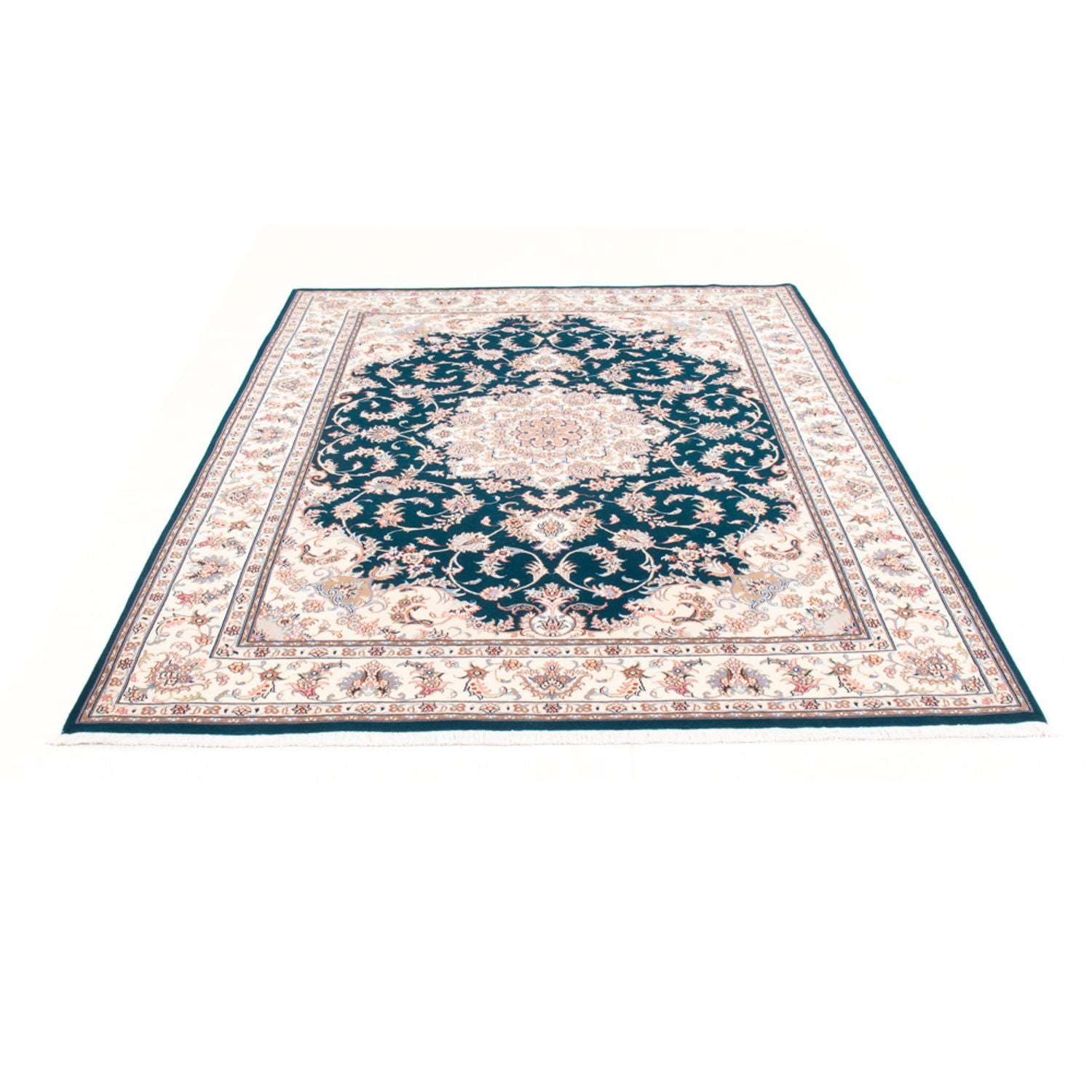 Perserteppich - Täbriz - Royal - 236 x 170 cm - grün