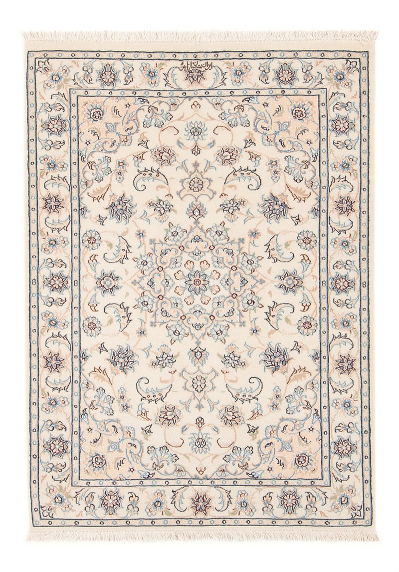Perserteppich - Nain - Premium - 117 x 80 cm - creme