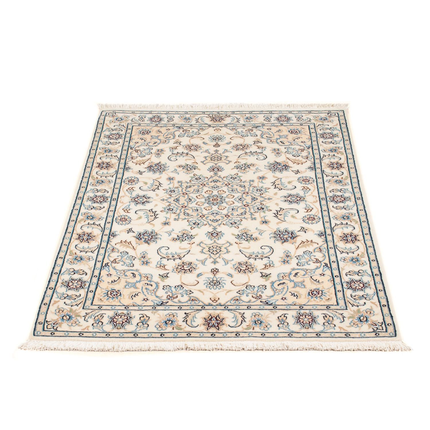 Perserteppich - Nain - Premium - 117 x 80 cm - creme