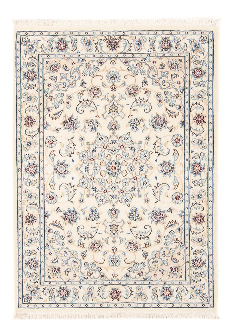 Perserteppich - Nain - Premium - 118 x 80 cm - creme