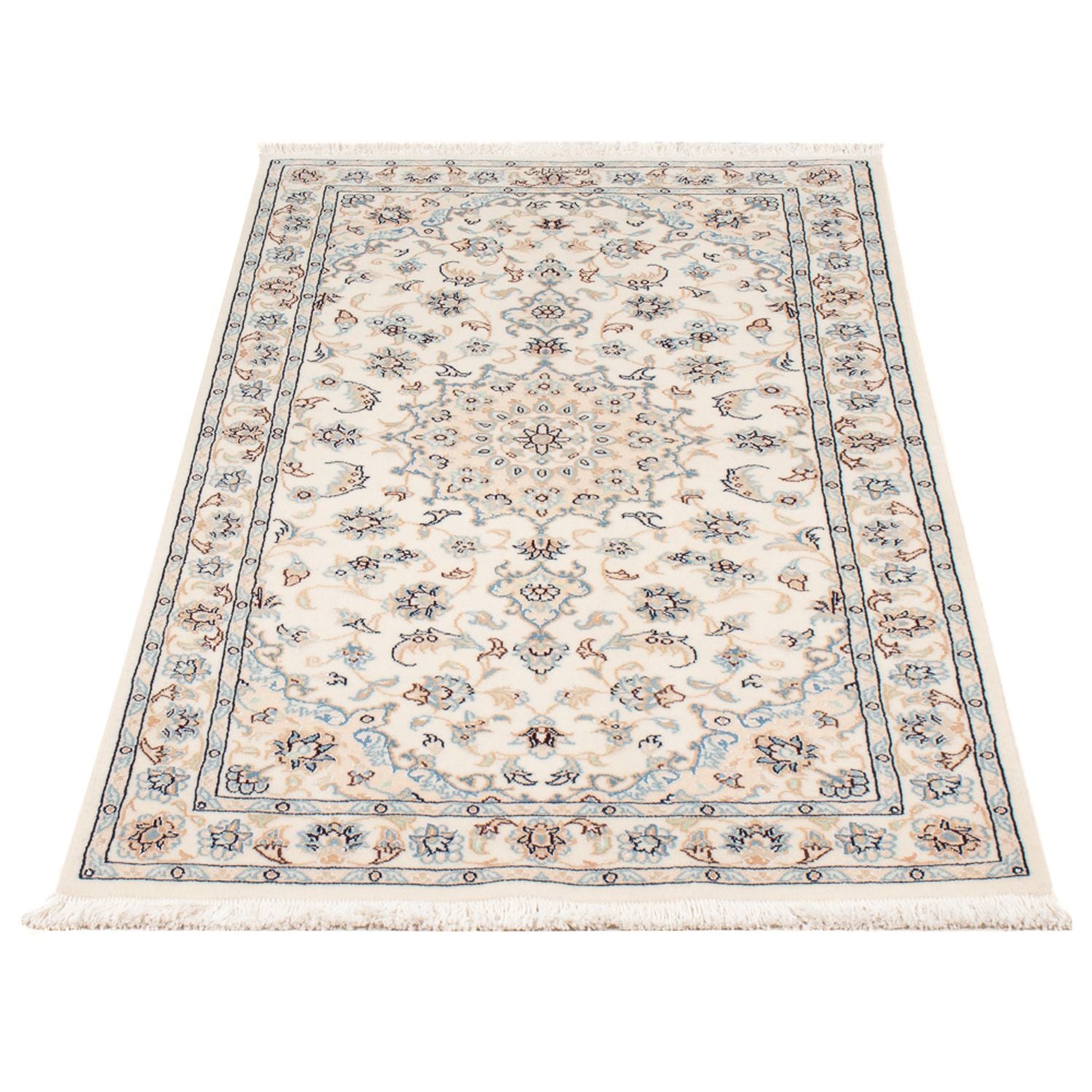 Perserteppich - Nain - Premium - 135 x 74 cm - creme