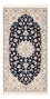 Perserteppich - Nain - Premium - 137 x 73 cm - dunkelblau