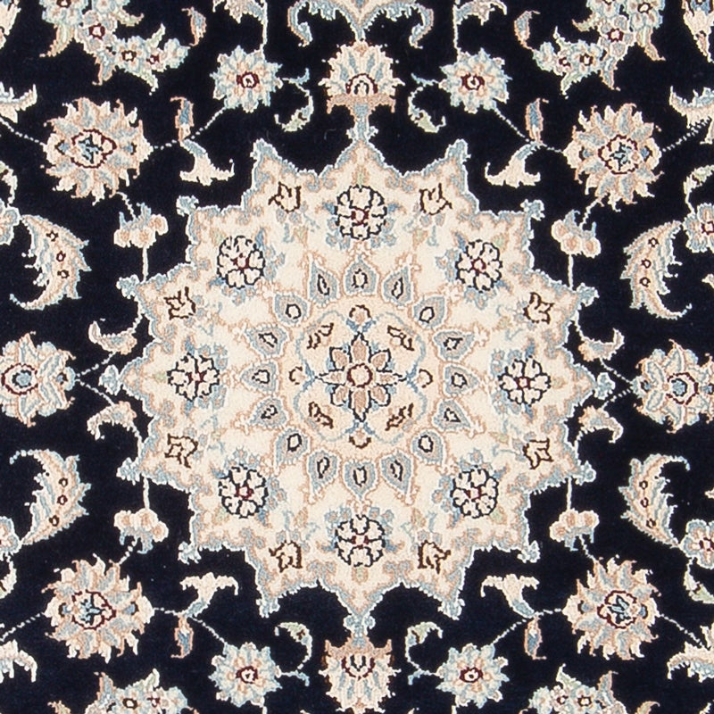 Perserteppich - Nain - Premium - 137 x 73 cm - dunkelblau